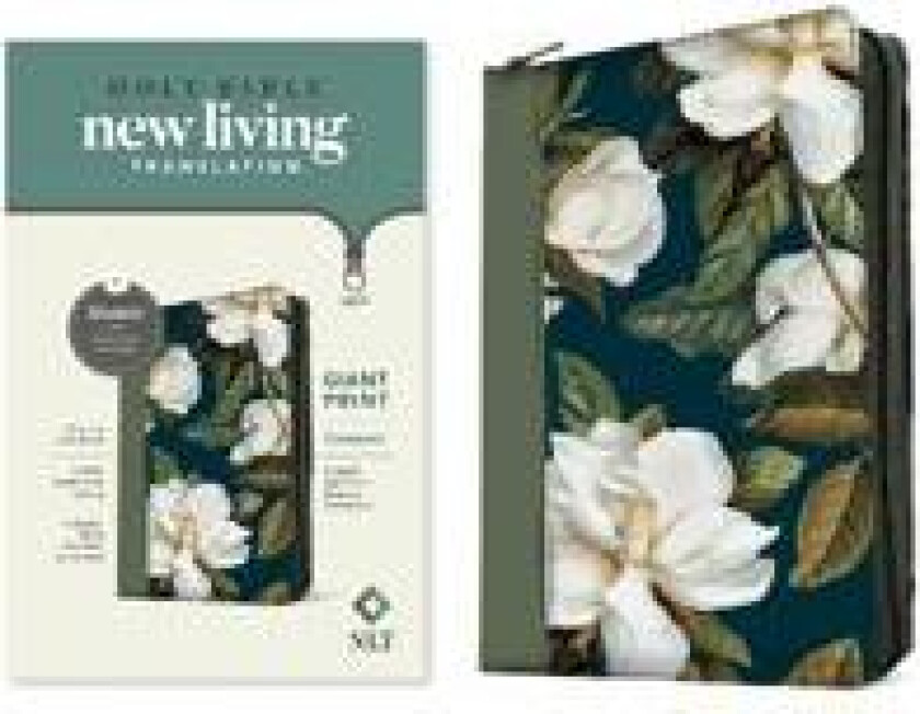 NLT Compact Giant Print Zipper Bible, Filament Edition
