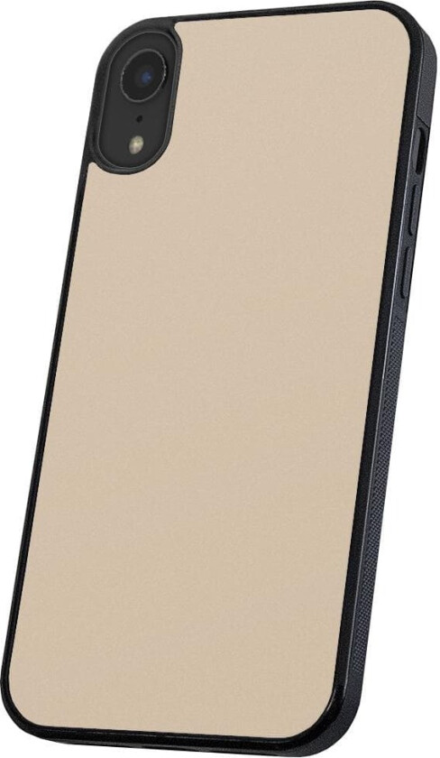 iPhone XR - Deksel/Mobildeksel Beige