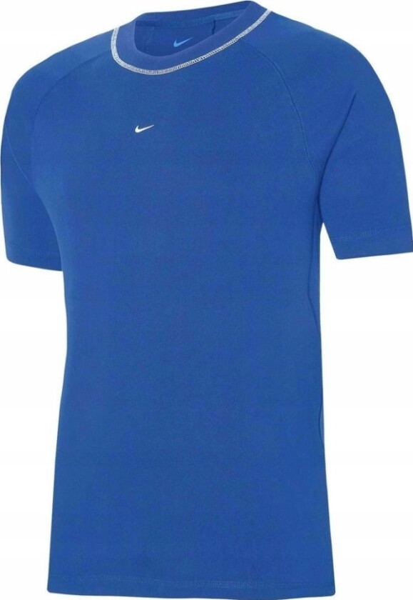 T-Skjorte For Menn Nike Strike 22 Thicker Ss Topp Blå Dh9361 463 (M)