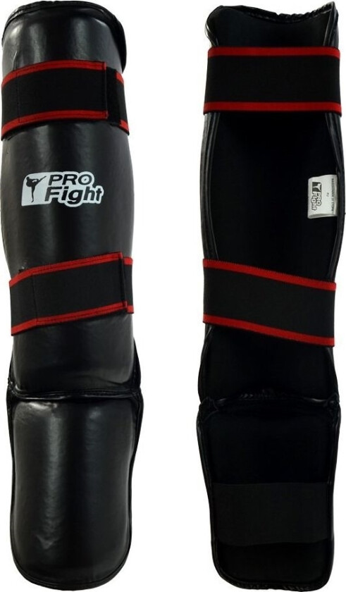 Step Profight Pu 1038 Leggbeskytter, Svart, 2Xl