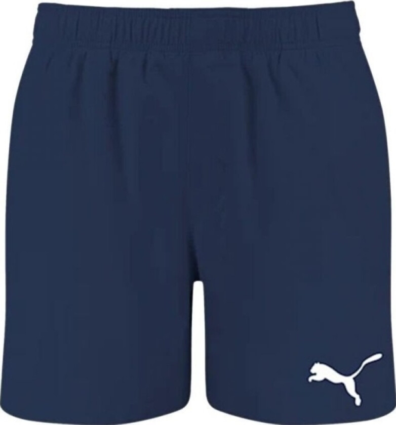 Puma Swim Medium Length 1P Badeshorts For Menn, Marineblå 935088 01 S