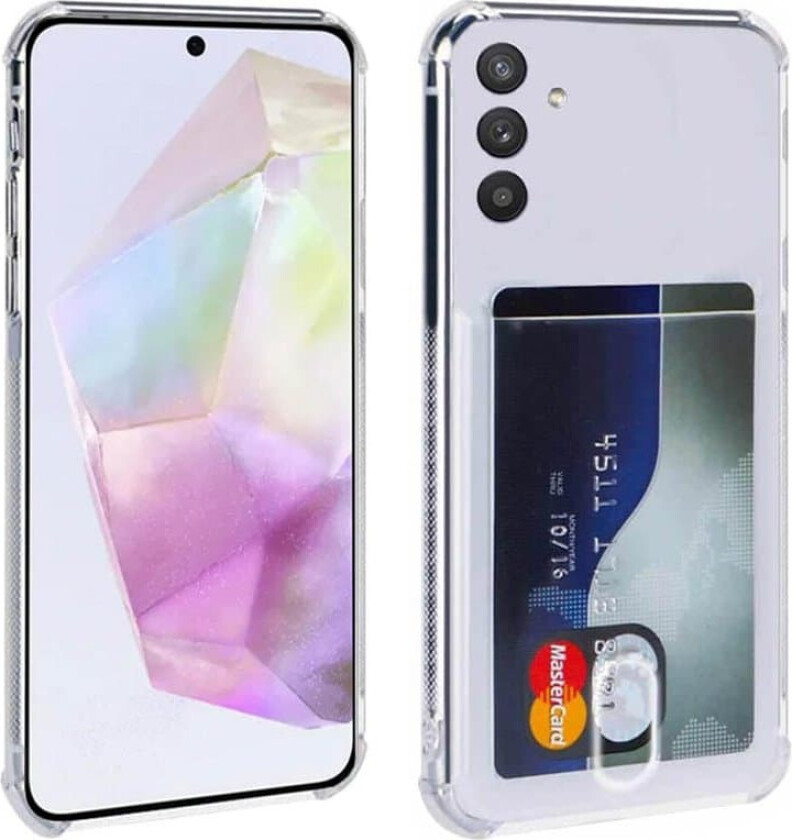 Silikondeksel med kortholder Samsung Galaxy A35