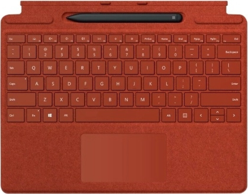 SURFACE PRO X SIGNATURE KEYBOARD AND SLIM PEN, RØD