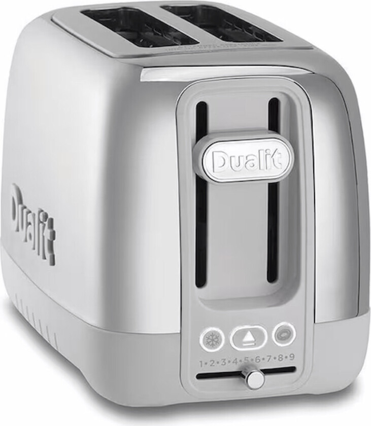 Lite Toaster (2 skiver) Sølv/porselen