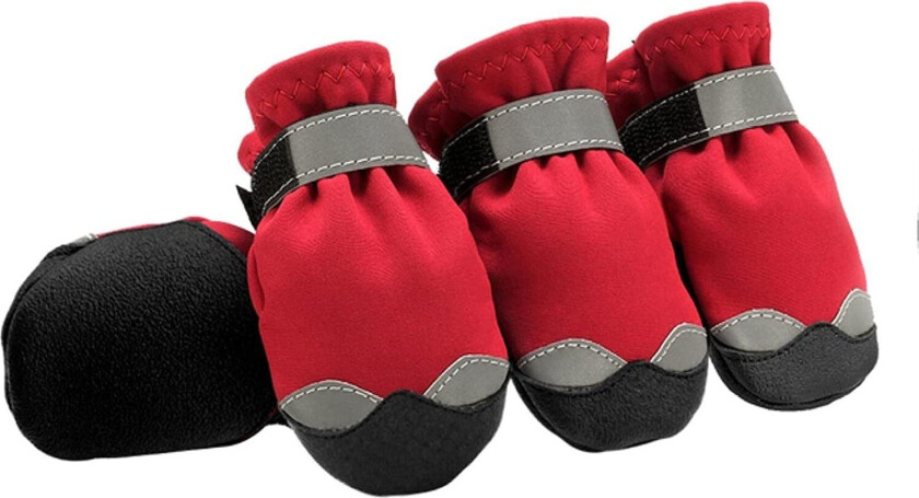 Fòret potesokk-hundesokk med forsterket såle - Str. 7