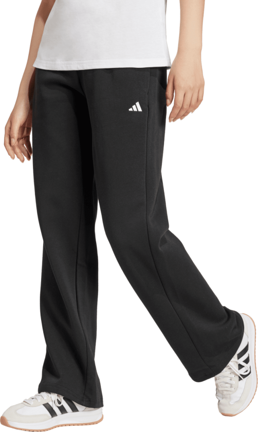 adidas Essentials Small Logo Feel Cozy Open-Hem Joggers, joggebukse, dame BLACK/WHITE
