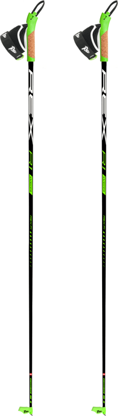XC Poles Rex R1 100% carbon, skistav, unisex MULTICOLOR