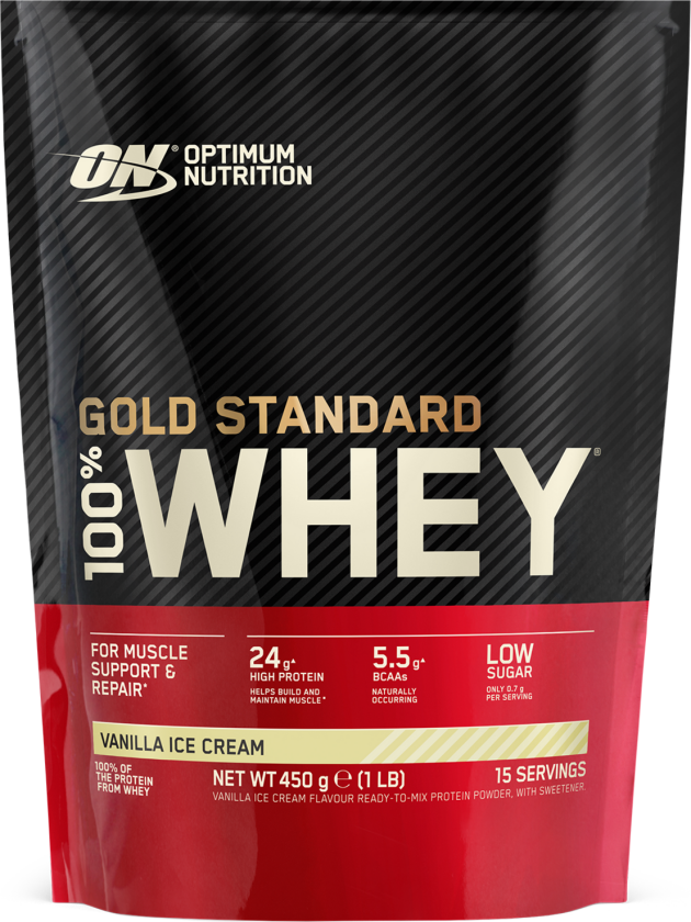 100 % Whey Gold Standard 450 g, proteinpulver Vanilla
