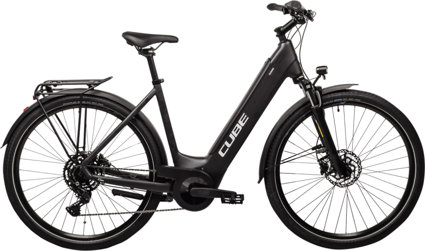 Cube Touring Hybrid ONE 500Wh Easy Entry 24/25, elsykkel, unisex Grey´N´White