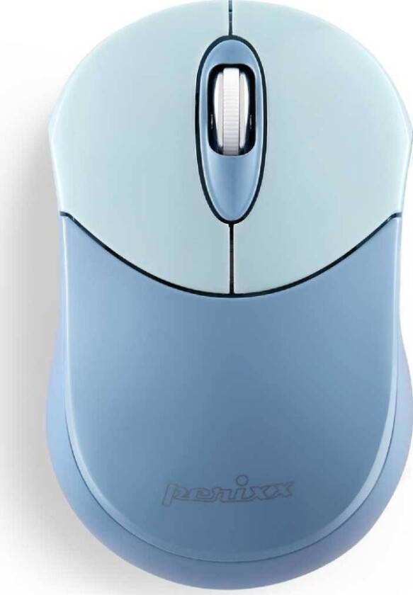 Perimice-802Bl Bluetooth-Mus For Pc Og Nettbrett Trådløs Blå - Mus - 1000 Dpi - Optisk - 3 Knapper - Bluetooth (Perimice-802Bl)