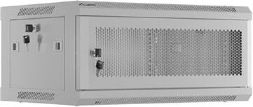 Lanberg Wf01 Series - Rack Skap - Veggmonterbar - Grå, Ral 7035 - 4U - 19"