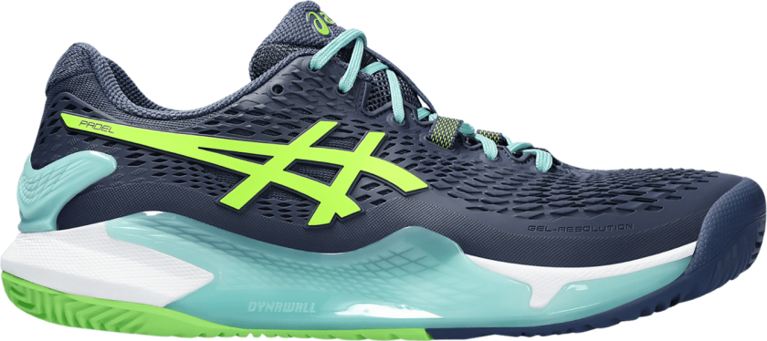 Gel-Resolution 9 Padel, padelsko, herre Thunder Blue/Lime
