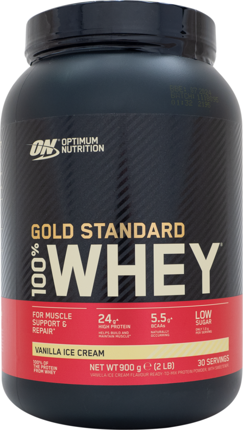 100 % Whey Gold Standard 908 g, myseprotein Vanilla