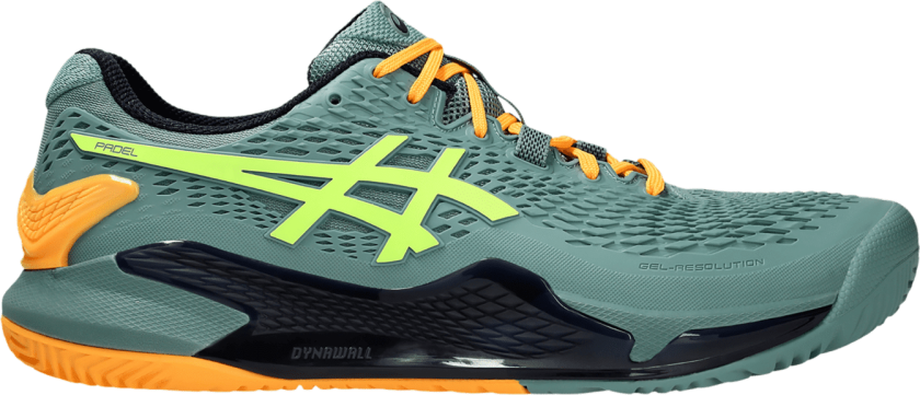 Gel-Resolution 9 Padel, padelsko, herre Celadon/yellow