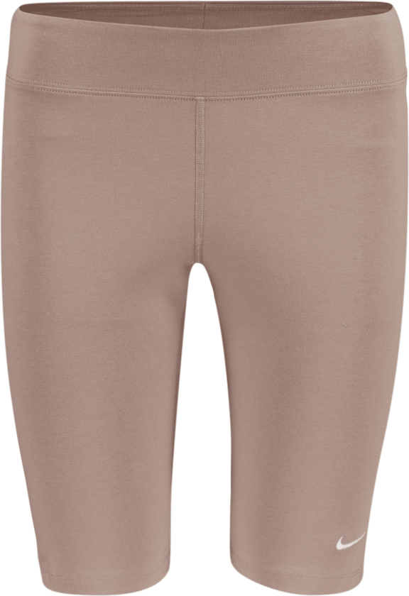 Essential Mid-Rise Biker Shorts, biker shorts, dame DIFFUSED TAUPE/WHITE