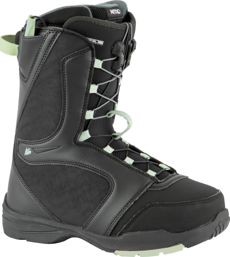 NITRO Snowboard Boots W Flora TLS 24/25, snowboardstøvel, dame Black/Mint