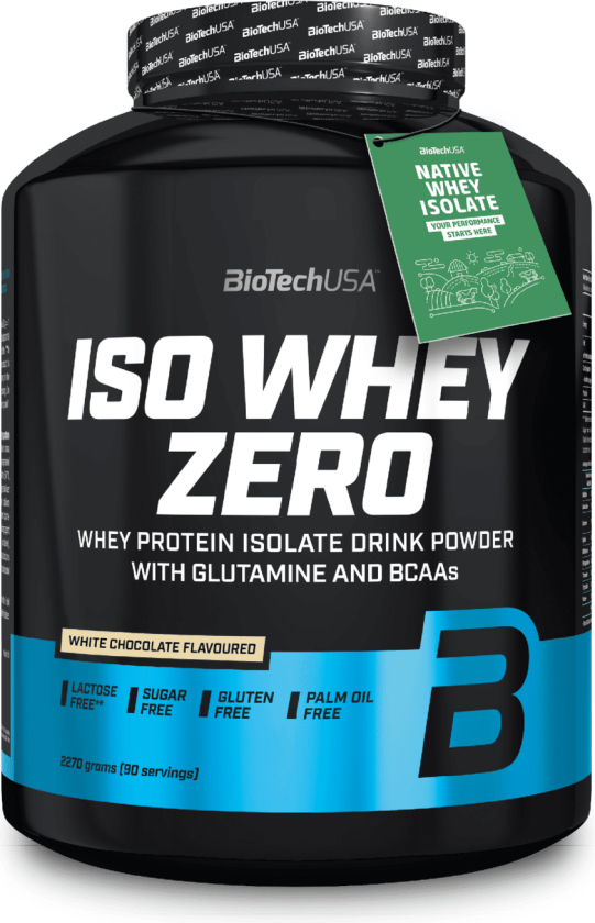 Iso Whey Zero 2270g White chocolate, proteinpulver white chocolate