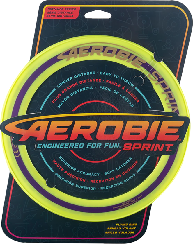 Sprint Flying Ring 10", frisbee Yellow