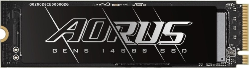 Aorus Gen5 14000 - Ssd - 2 Tb - Intern - M.2 2280 - Pci Express 5.0 X4 (Nvme) - Buffer: 4 Gb