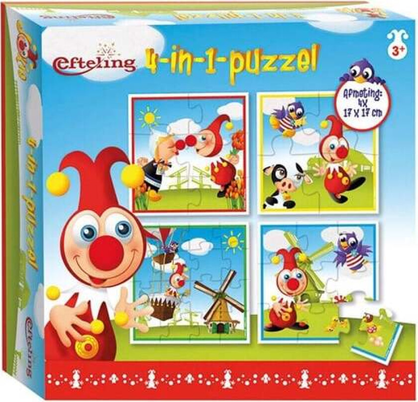 4in1 Puzzle Jokie 16pcs. Gulv