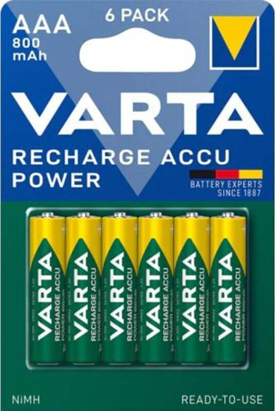 Recharge AAA - 6 Pack
