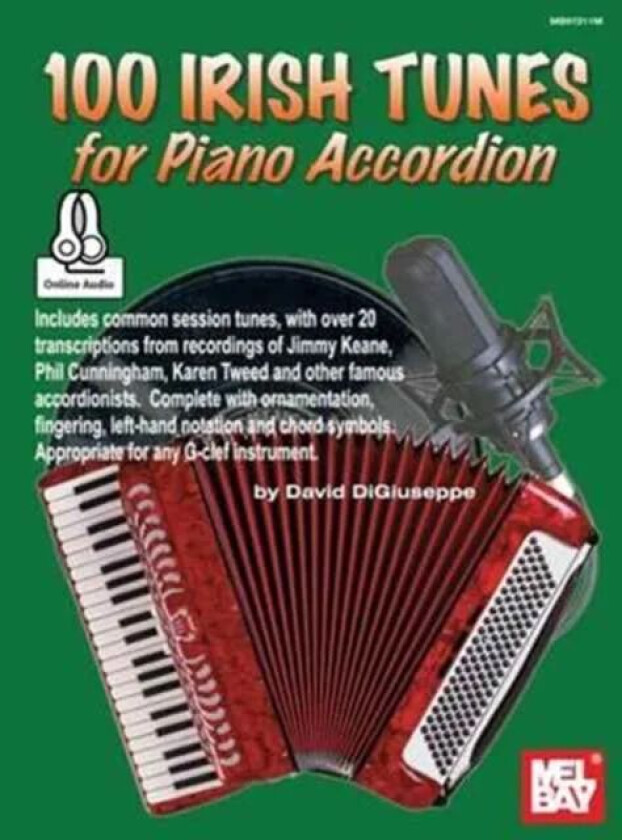 100 Irish Tunes For Piano Accordion av David Digiuseppe