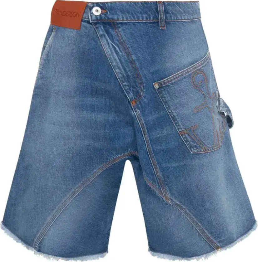 Herre, Shorts, Blå, W30