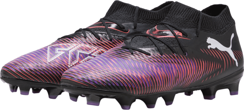 FUTURE 8 Pro FG/AG Q1 25, fotballsko gress og kunstgress, junior Black-White-Red