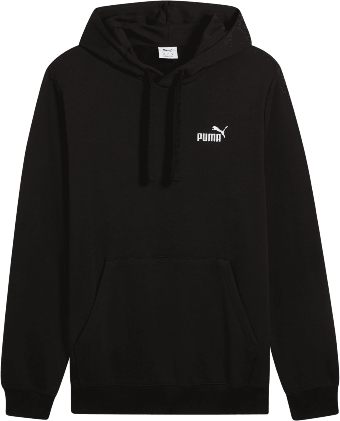 Essential Small No. 1 Logo Hoodie FL, hettegenser, unisex Puma Black