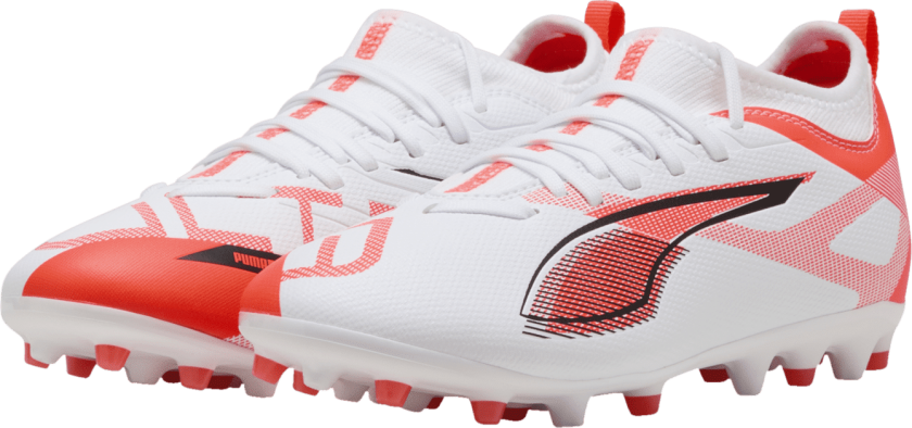 ULTRA 5 Match MG Q1 25, fotballsko gress og kunstgress, junior White-Black-Red