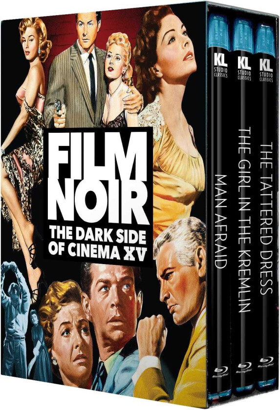 Film Noir: The Dark Side Of Cinema XV: Man Afraid / The Girl in the Kremlin / The Tattered Dress Bluray