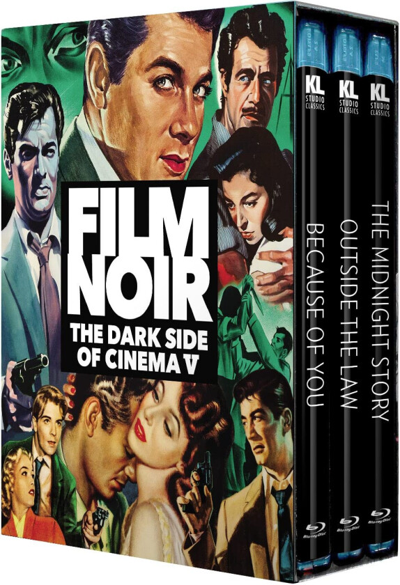 Film Noir: The Dark Side of Cinema V: Because of You / Outside the Law / The Midnight Story Bluray