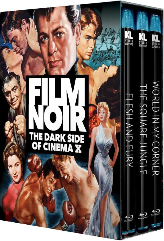 Film Noir: The Dark Side of Cinema X: Flesh and Fury / The Square Jungle / World in My Corner Bluray