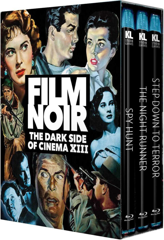 Film Noir: The Dark Side of Cinema XIII: Spy Hunt / The Night Runner / Step Down to Terror Bluray