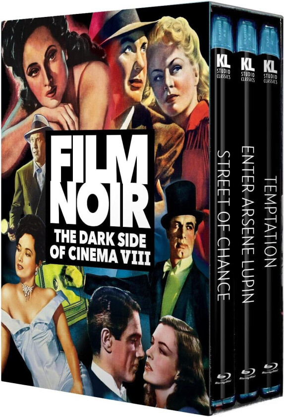 Film Noir: The Dark Side of Cinema VIII: Street of Chance / Enter Arsene Lupin / Temptation Bluray