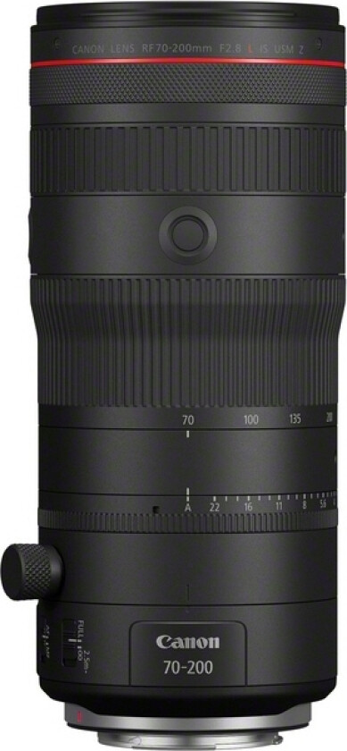 Rf 70-200Mm F2.8L Is Usm Z, Telezoomobjektiv, 18/15, 70 - 200 Mm, Bildstabiliserare, Rf, Automatisk Fokus