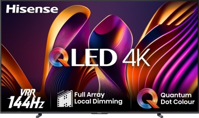 Televizorius Tv Hisense 100" 100E7nq Pro Qled 144Hz 4K Vidaa Dolby Atmos Dolby Vision