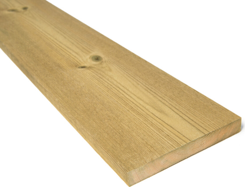 Kledning rektangulær furu 22x173 kl.1 Cu-imp