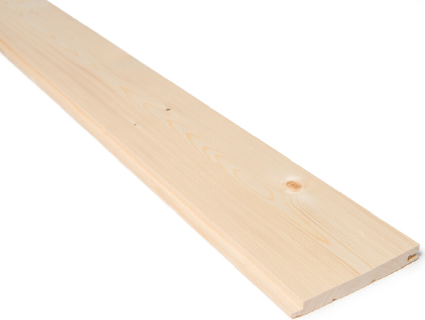 Glattpanel gran 14x120 natur ubehandlet