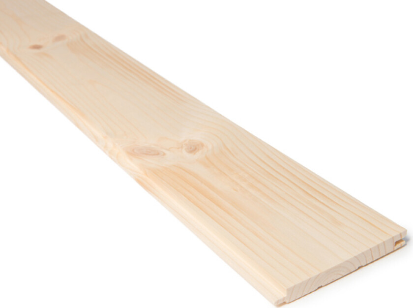 Glattpanel furu 14x120 natur ubehandlet