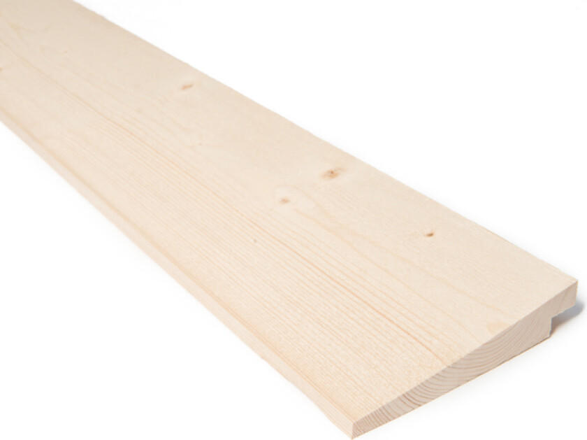 Kledning skråskåret gran 19x148 kl.1 ubehandlet