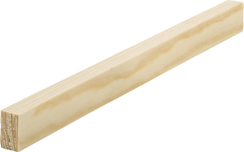 Glattkantlist ubehandlet furu 15x34 mm natur