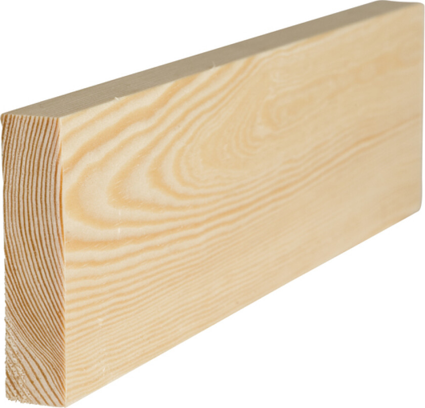 Bilde av Glattkantlist ubehandlet furu 15x45 mm natur