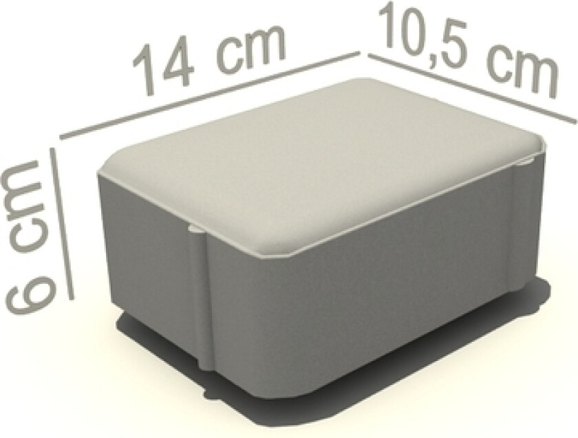Bel.stein - kongsgård 1/2 grå 68stk/m2,385stk-5,66m2/pl 10,5x14x6