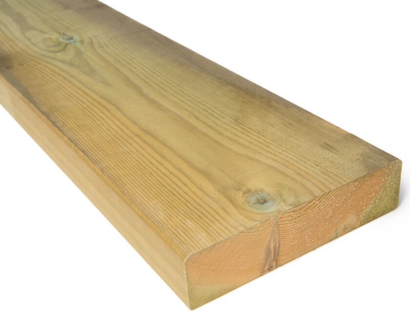 Konstruksjonsvirke furu 48x198x3900 c24 cu-impregnert stk 3,9 meter