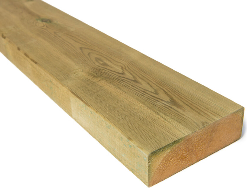Konstruksjonsvirke furu 48x148x5100 c24 cu-impregnert stk 5,1 meter