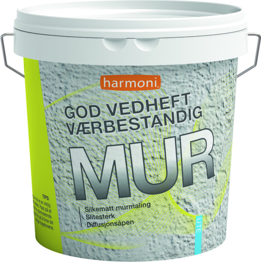 Murmaling hvit base 2,7l