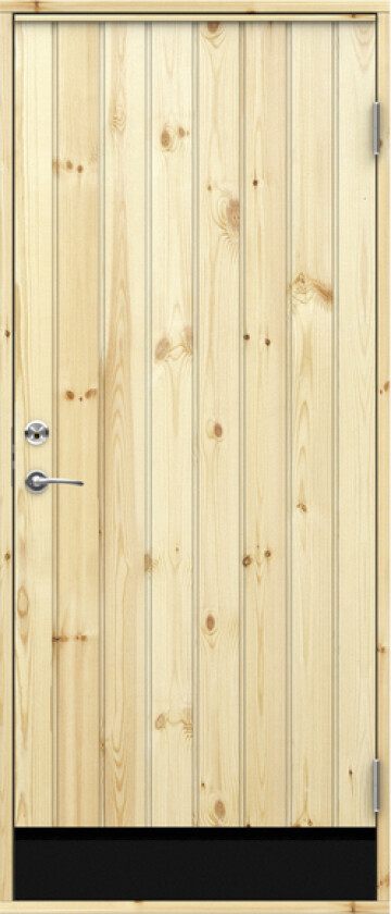 Dørsett stølen boddør i30 100x200 høyre furu ubehandlet 10 grader