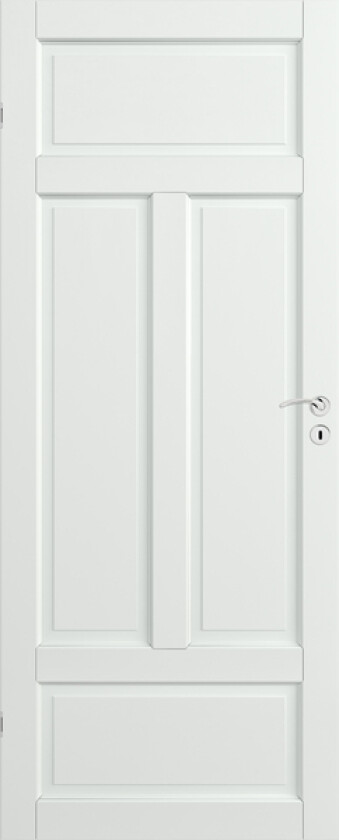 Dørblad skjold 90x200 hvit