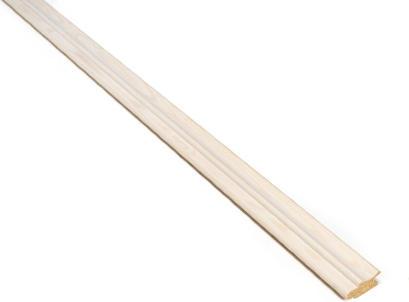 Innvendig panel bølge smal furu 15x034 lysne